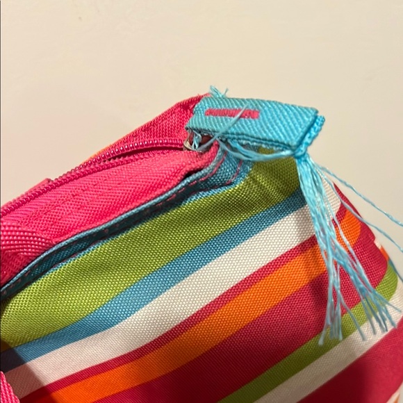 Striped Multicolor Women's cooler/lunch Bag - Picture 4 of 5